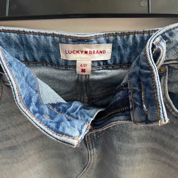 Lucky brand Midi Skirt in faded wash size 4/27 - Picture 2 of 5